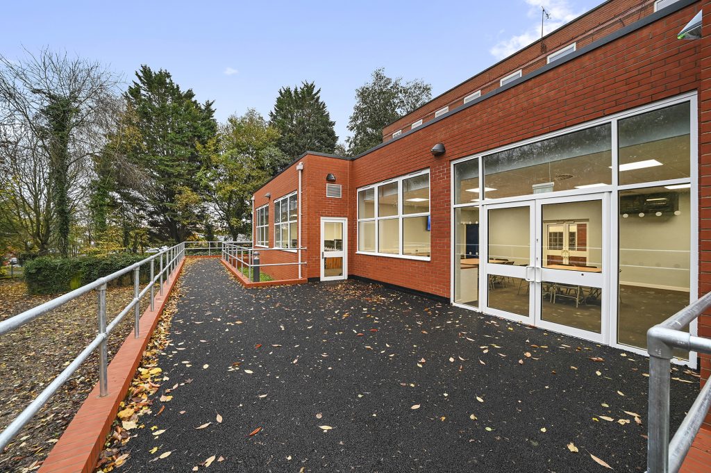 New classrooms at Hedingham School, Essex. Bid application and project delivery by Barkers.