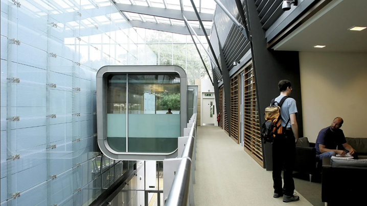 Interior image of the Wellcome Genome Campus, where Barker delivered a multi-disciplinary campus design framework
