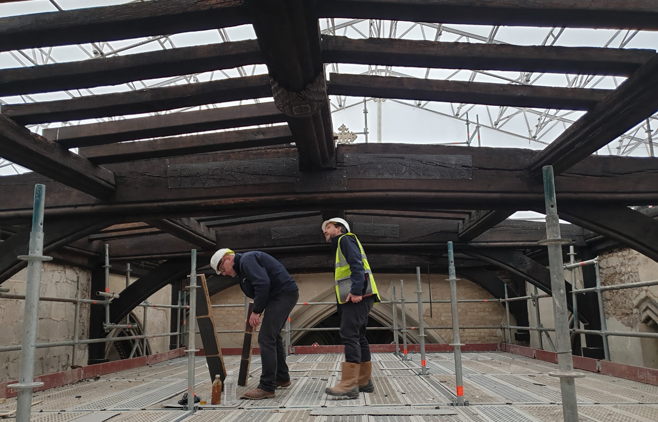 St. John the Baptist Church Restoration After Fire Damages