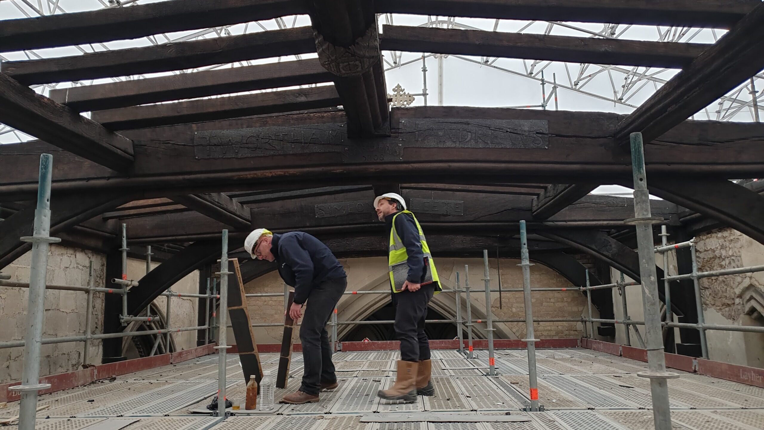 St. John the Baptist Church Restoration After Fire Damages