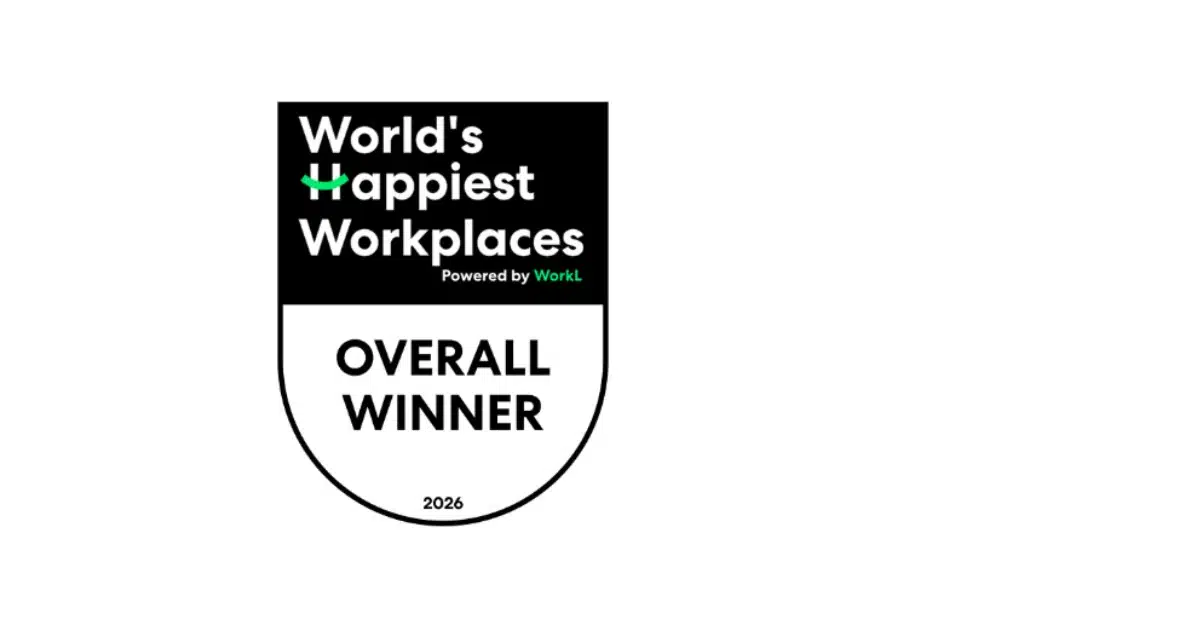 Overall Winner World's Happiest Workplace Award