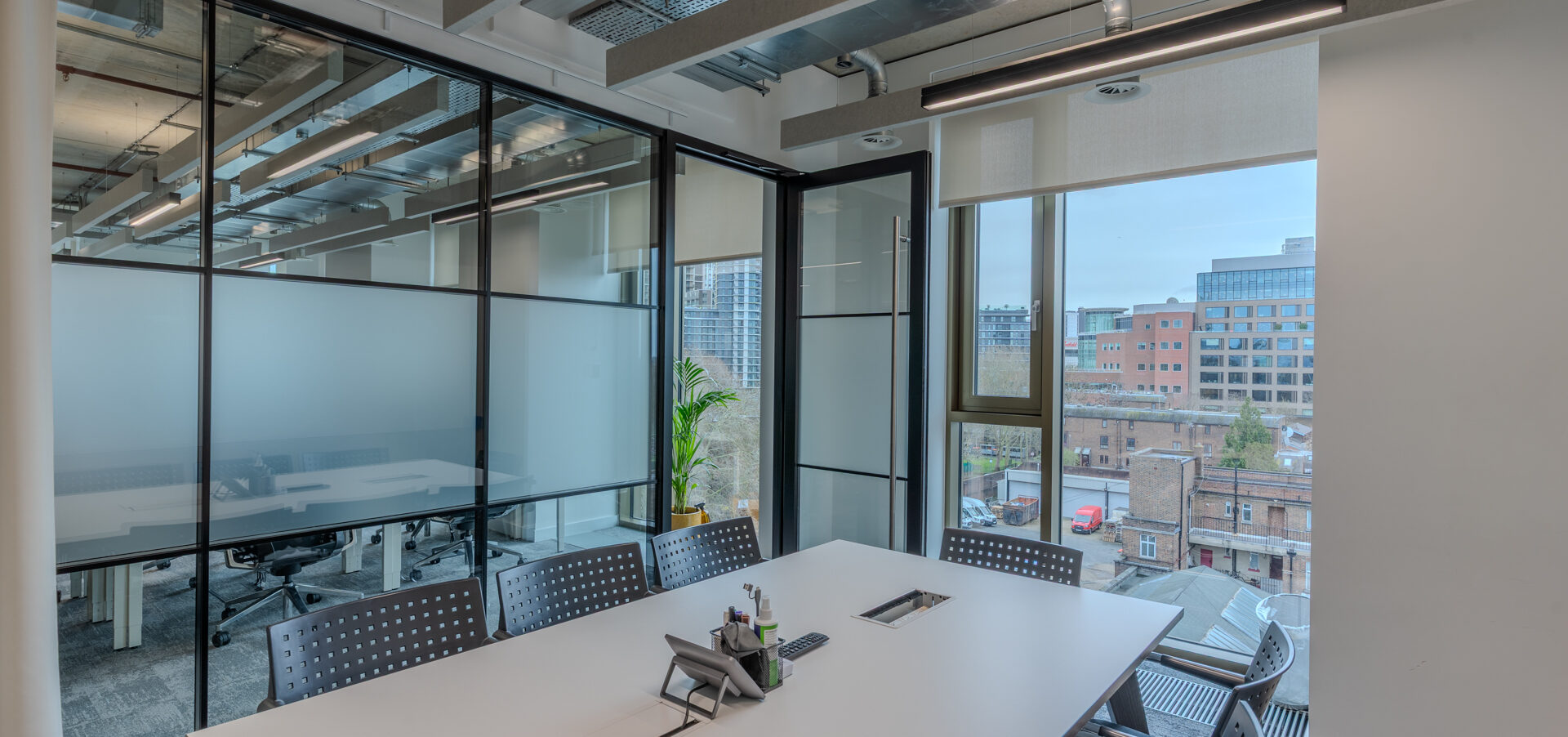 A newly renovated modern office in London
