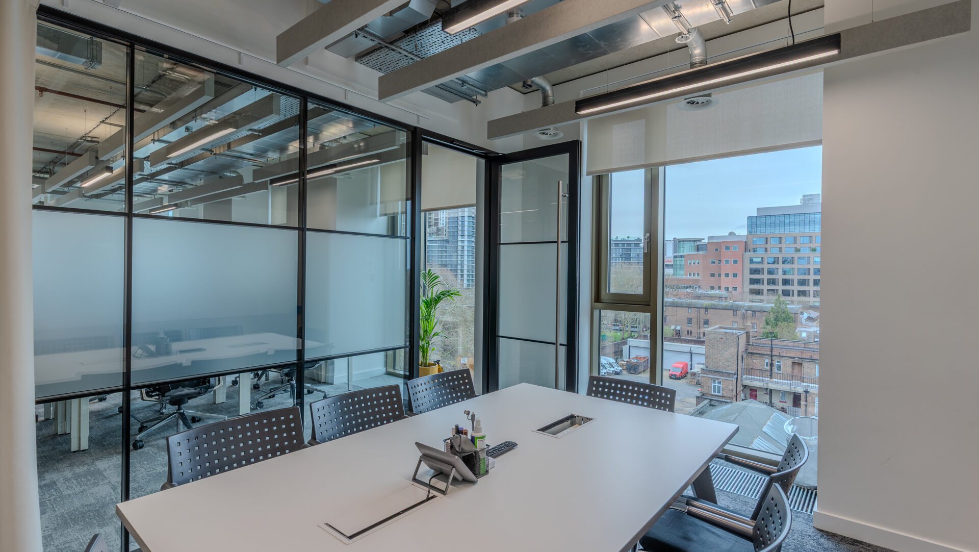 A newly renovated modern office in London