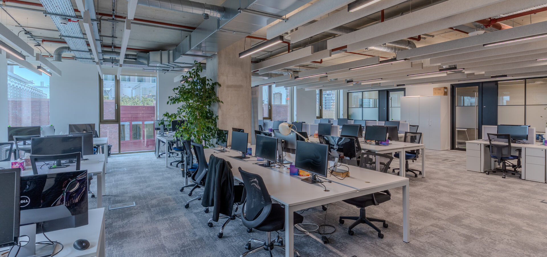 A newly renovated modern office in London