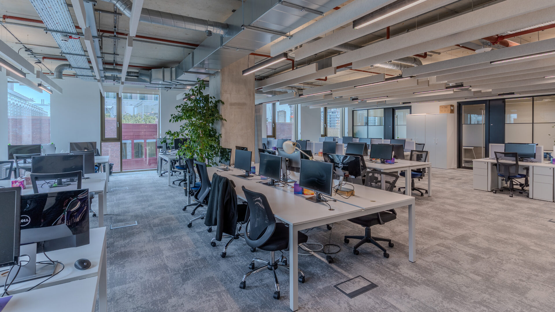 A newly renovated modern office in London