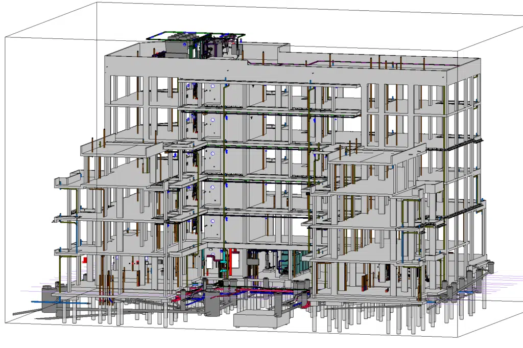 3D BIM of building